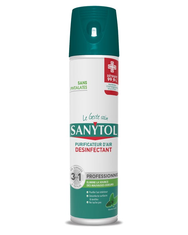 Désinfectant air et surfaces SANYTOL - Mat&Provet Grand Est